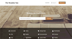 Desktop Screenshot of classifieds.brandonsun.com